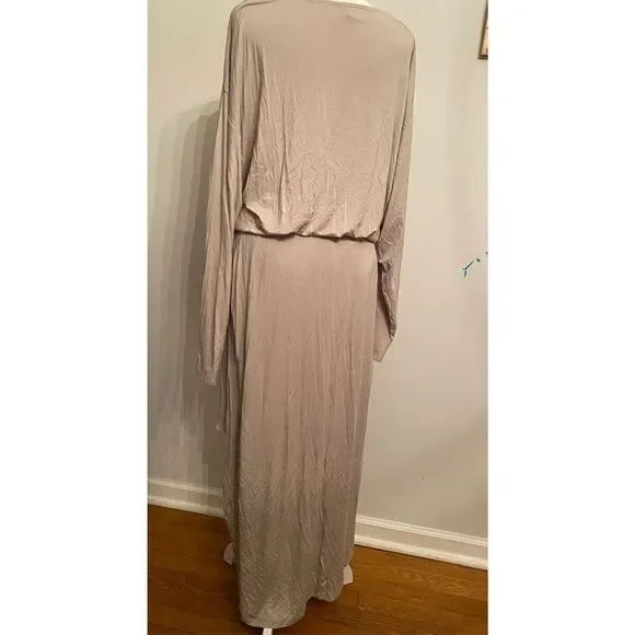 Free People Alyssa Long Sleeve Wrap Dress size L - Picture 3 of 8